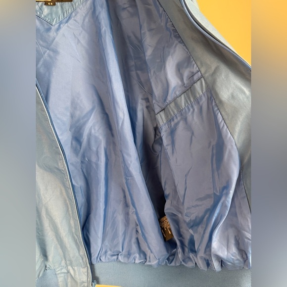 Vtg Members Only Jacket Mens 44 Steel Blue Classic Bomber 80s/90s Retro Grandpa - Picture 8 of 16